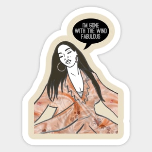 Gone with the wind fabulous Sticker